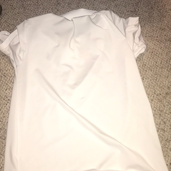 Men’s small white polo shirt - Picture 2 of 2